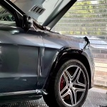 Benz Gloss PET Liquid Lime Grey Car Vinyl Wrap