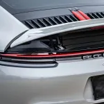 Gloss Porsche Grey Car Vinyl Wrap