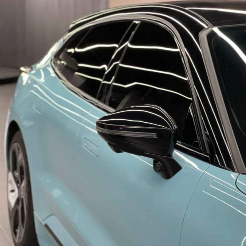 Glossy Crystal Light Blue Car Vinyl Wrap