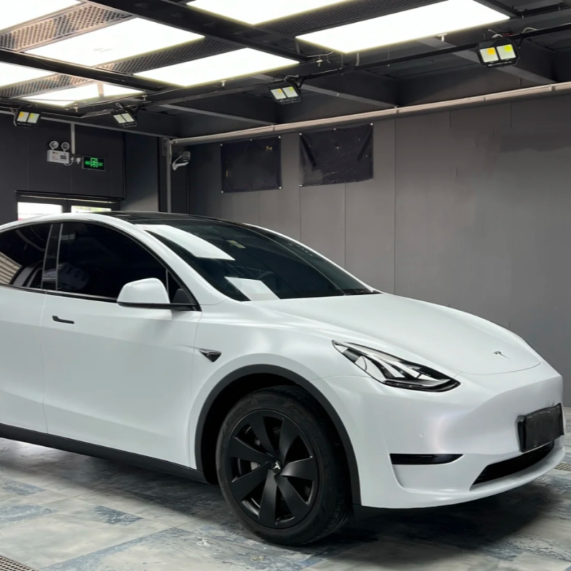 Heavy Metal Sparkle White Car Vinyl Wrap