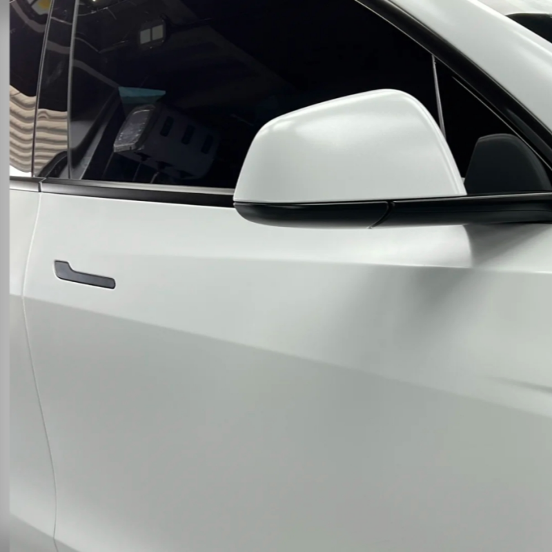 Heavy Metal Sparkle White Car Vinyl Wrap