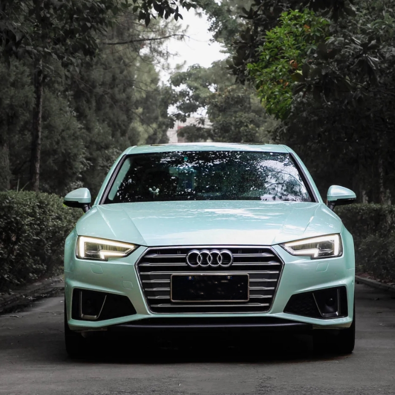 Macaron Moonlight Jade Car Vinyl Wrap