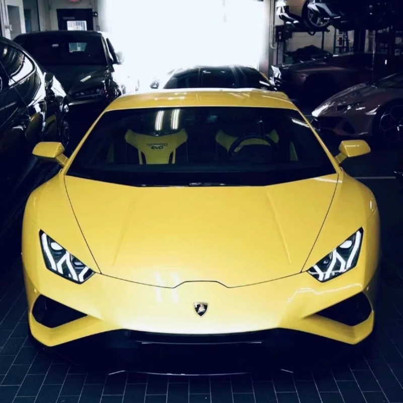 Macaron Yellow Lemon Car Vinyl Wrap