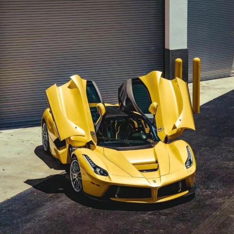 Macaron Yellow Lemon Car Vinyl Wrap