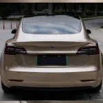 Metal Champaign Dark Gold Car Vinyl Wrap