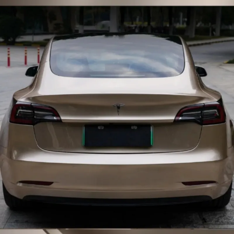 Metal Champaign Dark Gold Car Vinyl Wrap