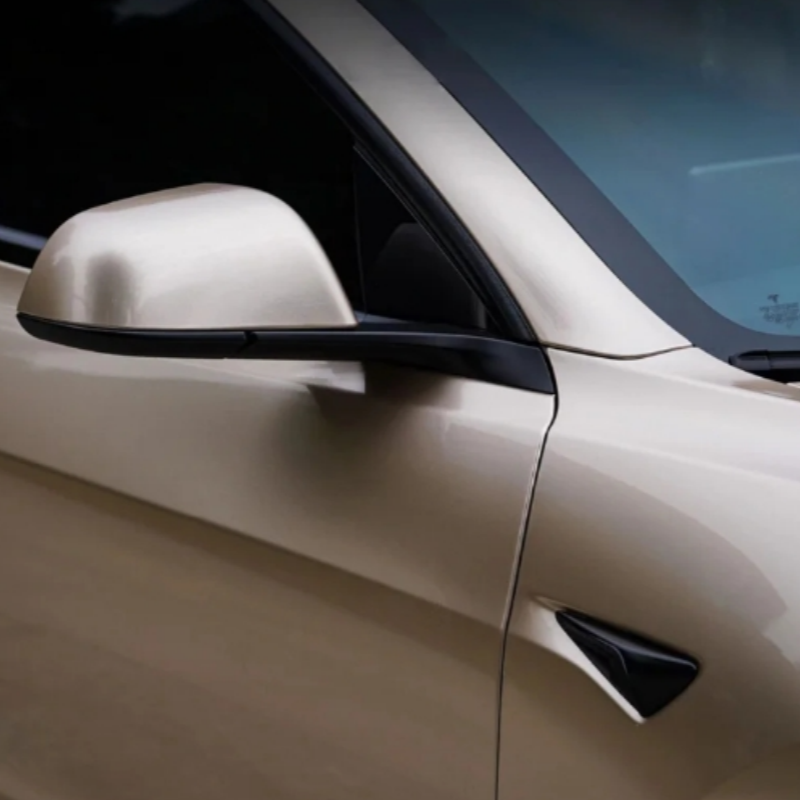 Metal Champaign Dark Gold Car Vinyl Wrap