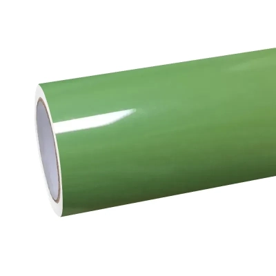 Tesla Gloss Racing Green Car Vinyl Wrap 01