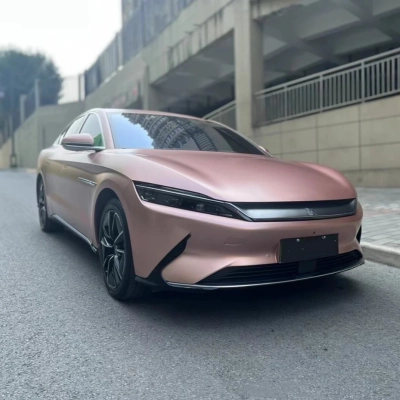 Pure Metal Rose Gold Car Vinyl Wrap 02