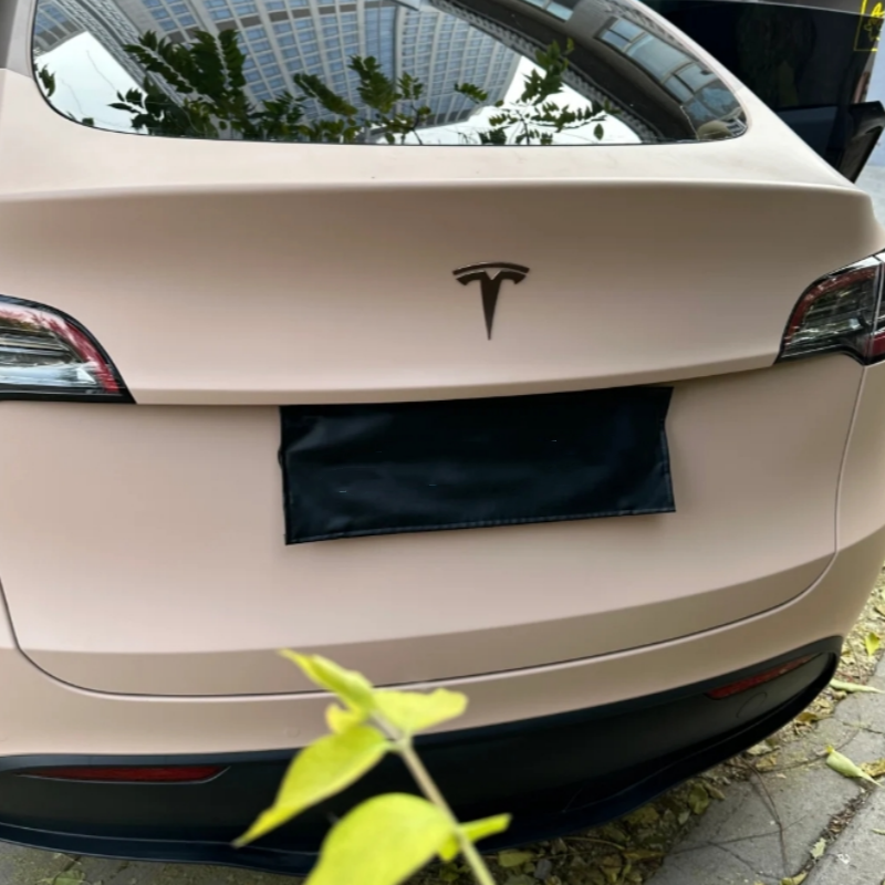 Ultimate Flat Shine Latte Pink Car Vinyl Wrap