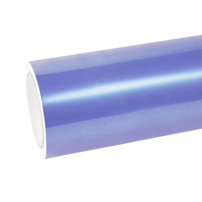 BMW Gloss Ceramics Lavender Blue Car Vinyl Wrap 01