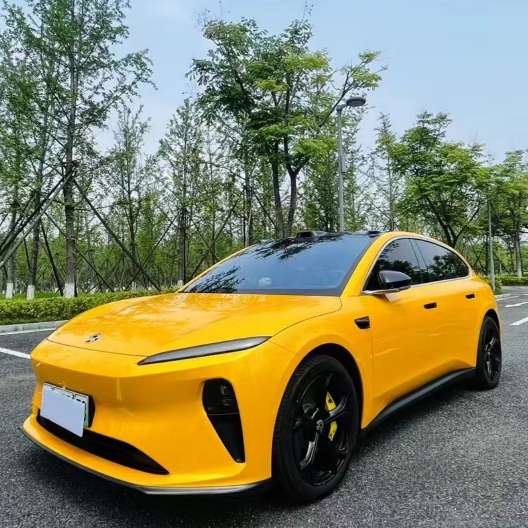 NIO Gloss PET Metal Paint Yellow Car Vinyl Wrap