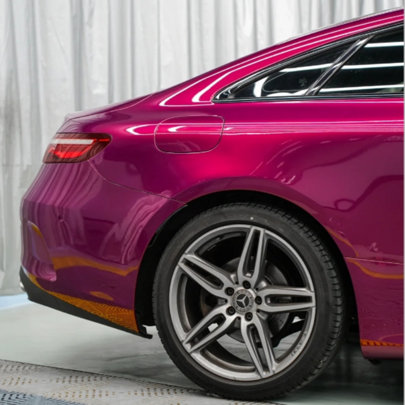 PET Gloss Glaze Pagoda Red Car Vinyl Wrap