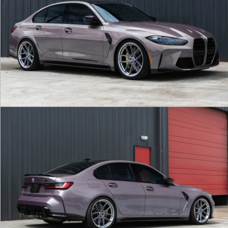 PET Sunshine Purple Car Vinyl Wrap