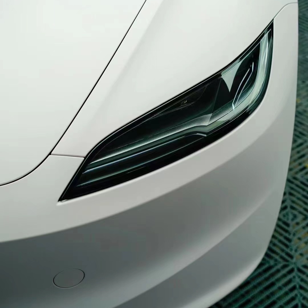 Tesla Ultimate Flat Baby Pink Car Vinyl Wrap