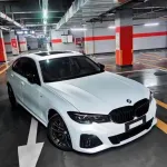 BMW Ultimate Flat Bluish White Car Vinyl Wrap