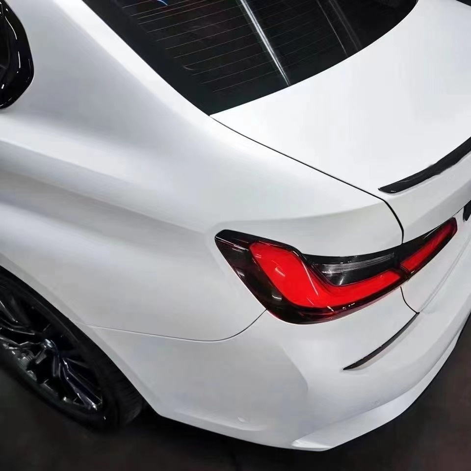 BMW Ultimate Flat Bluish White Car Vinyl Wrap