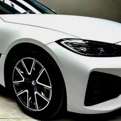 BMW Ultimate Flat Stone Grey Car Vinyl Wrap 02