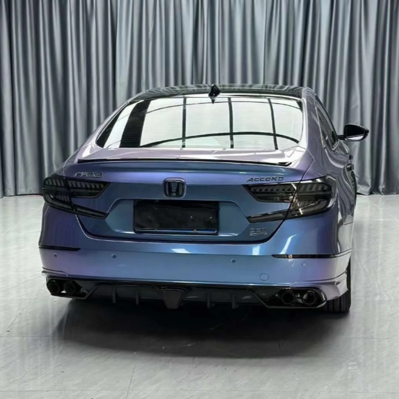 Fantasy Metallic Gray Purple Car Vinyl Wrap