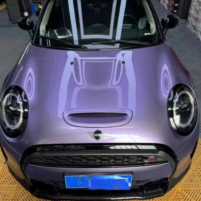 Gloss Liquid Metallic Viola Purple Car Vinyl Wrap 02