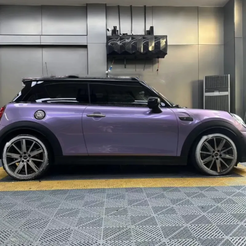 Gloss Liquid Metallic Viola Purple Car Vinyl Wrap