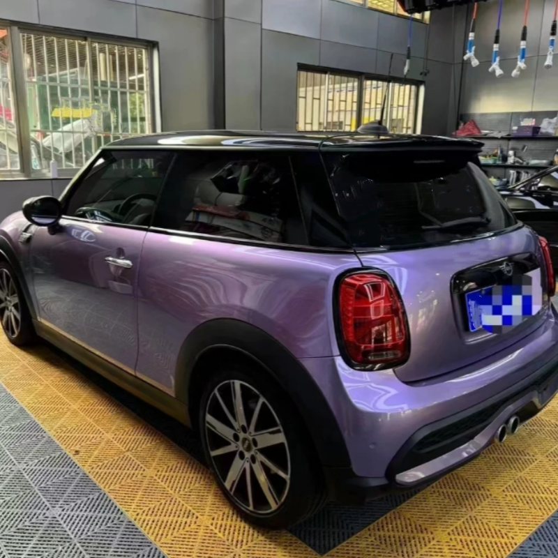 Gloss Liquid Metallic Viola Purple Car Vinyl Wrap