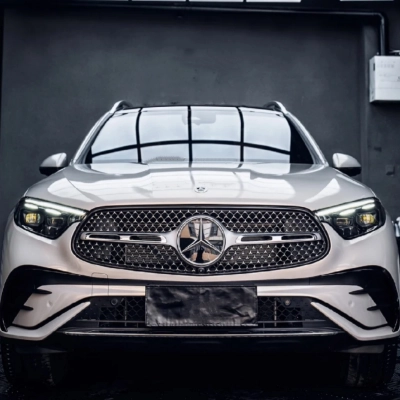 Glossy Brilliant Silver Car Vinyl Wrap 02