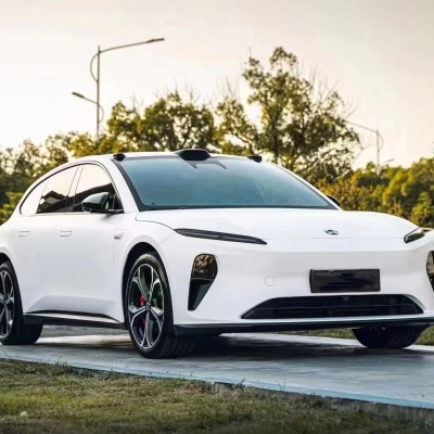 NIO Ultimate Flat Pure White Car Vinyl Wrap 02