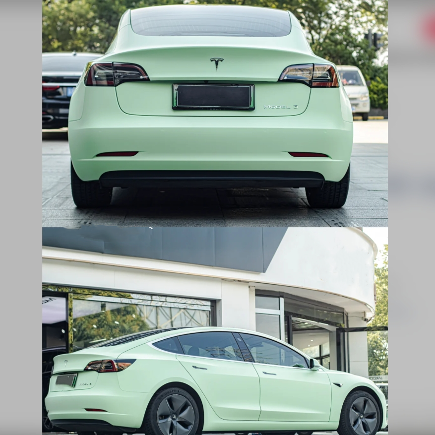 Ultimate Flat Hazy Green Car Vinyl Wrap