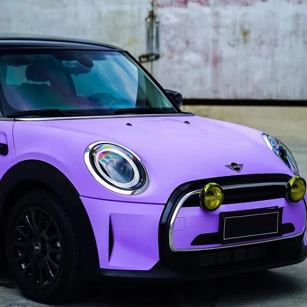BMW MINI Ultimate Flat Lavender Purple Car Vinyl Wrap
