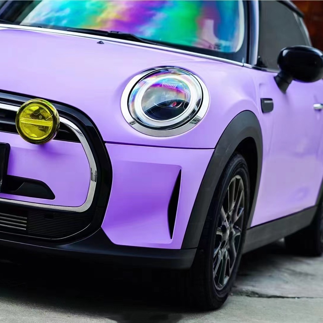 BMW MINI Ultimate Flat Lavender Purple Car Vinyl Wrap