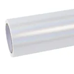 Glossy Laser White Car Vinyl Wrap