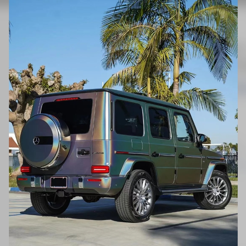 Matte Laser Grey Car Vinyl Wrap