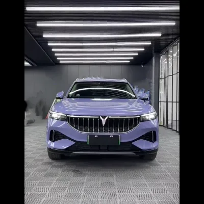 Victoria's Secret Purple Car Vinyl Wrap 02