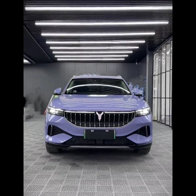 Victoria's Secret Purple Car Vinyl Wrap 02