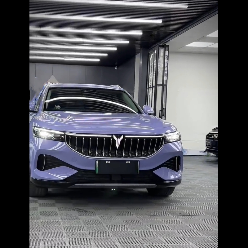 Victoria's Secret Purple Car Vinyl Wrap