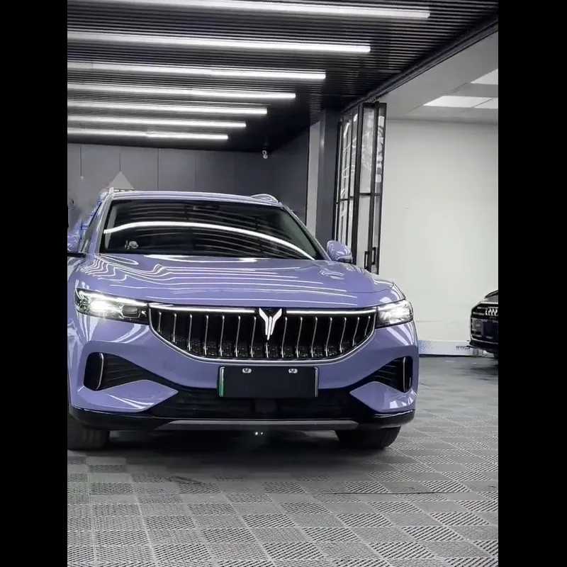 Victoria's Secret Purple Car Vinyl Wrap