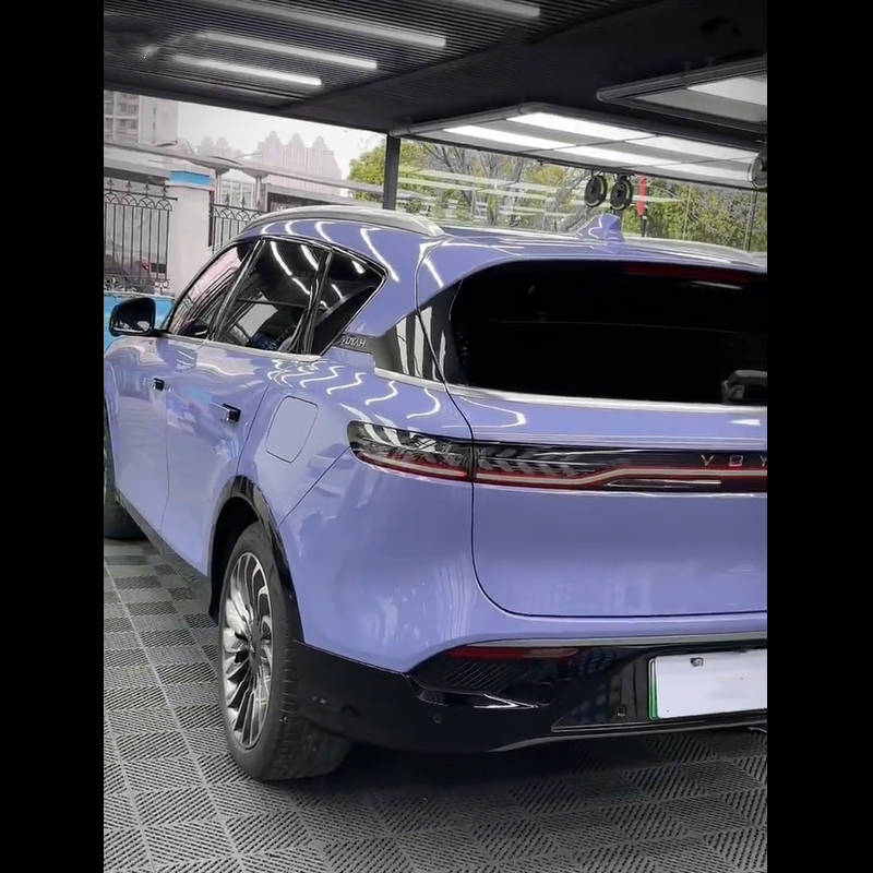 Victoria's Secret Purple Car Vinyl Wrap