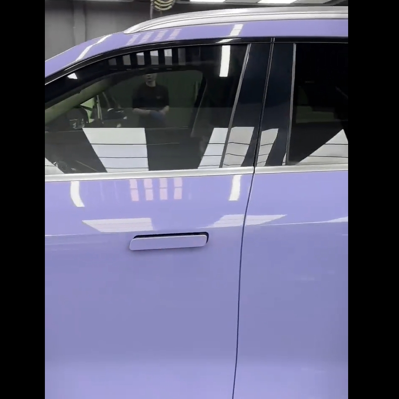 Victoria's Secret Purple Car Vinyl Wrap