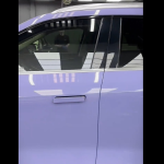 Victoria's Secret Purple Car Vinyl Wrap