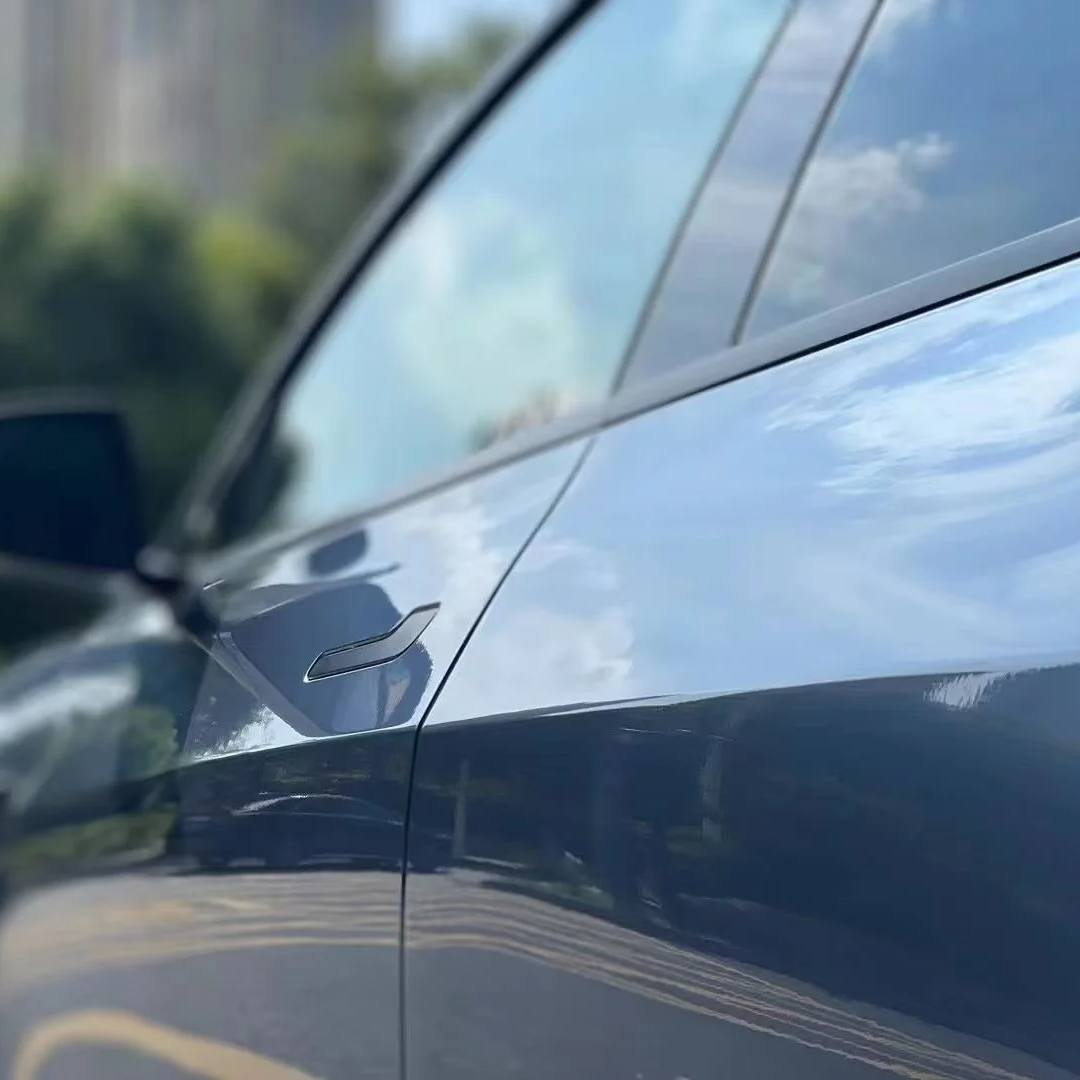 BYD Tesla Gloss PET Byron Bay Blue Car Vinyl Wrap