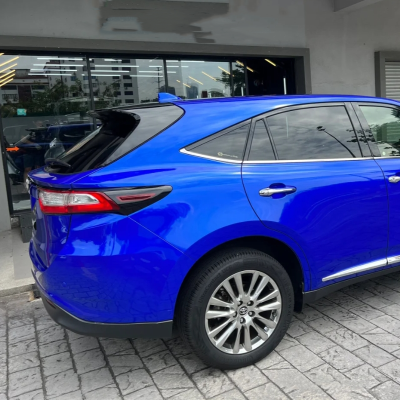 Metal Paint Deep Blue Car Vinyl Wrap