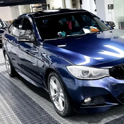 Metal Paint lntergalactic Blue Car Vinyl Wrap 02