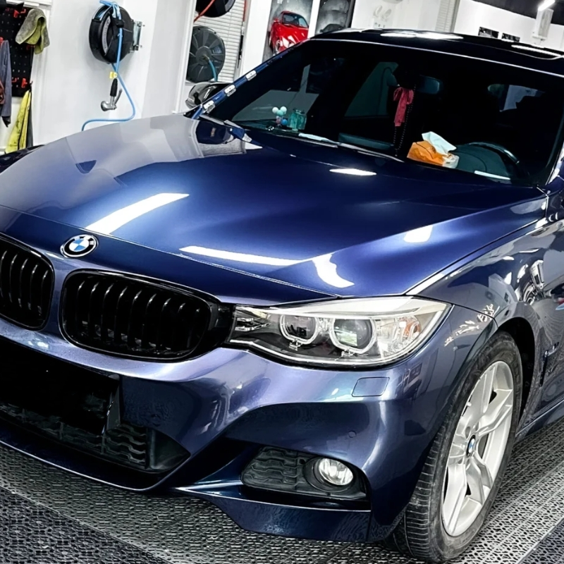 Metal Paint lntergalactic Blue Car Vinyl Wrap