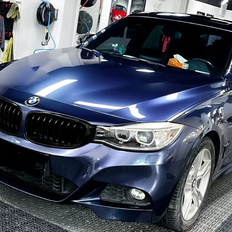 Metal Paint lntergalactic Blue Car Vinyl Wrap