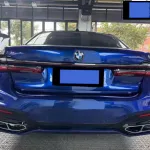 Porsche BMW Gloss PET Gentian Blue Car Vinyl Wrap