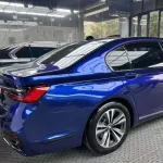 Porsche BMW Gloss PET Gentian Blue Car Vinyl Wrap