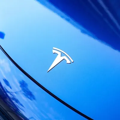 Tesla Gloss PET Audi Navarre Blue Car Vinyl Wrap 02