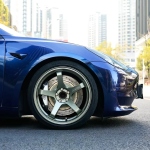 Tesla Gloss PET Audi Navarre Blue Car Vinyl Wrap