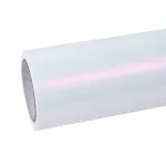 BMW Gloss PET Diamond Pink White Car Vinyl Wrap